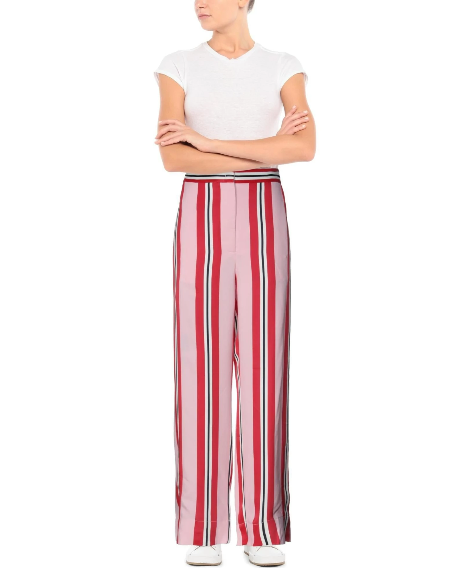 CEDRIC CHARLIER Casual Pants For Women Pink - Image 2