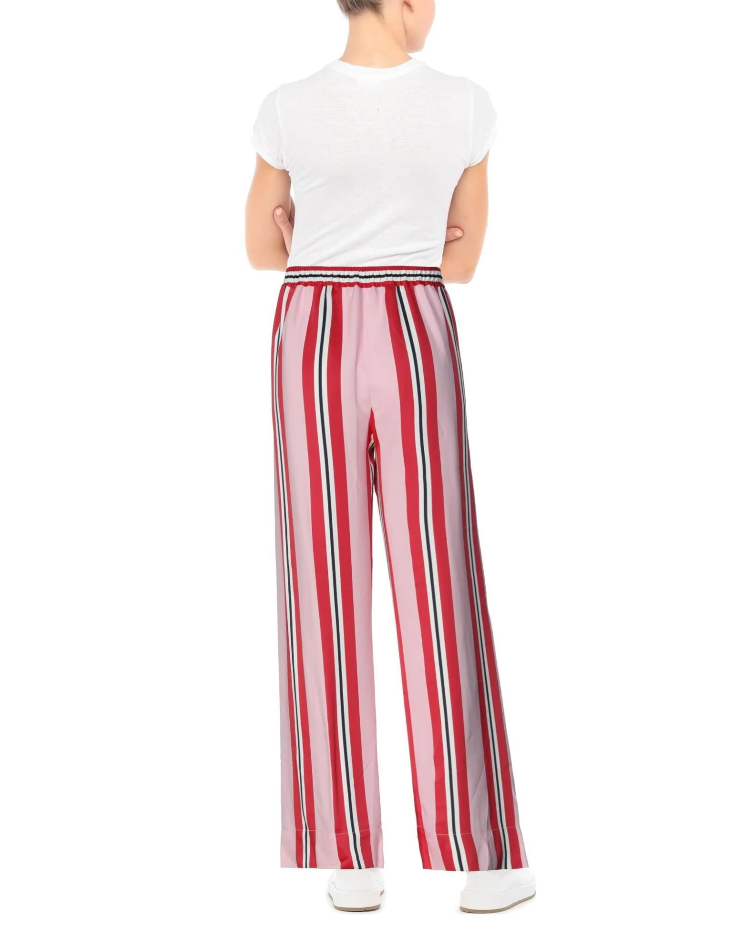 CEDRIC CHARLIER Casual Pants For Women Pink - Image 3