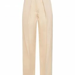 CEDRIC CHARLIER Casual Pants For Women Beige