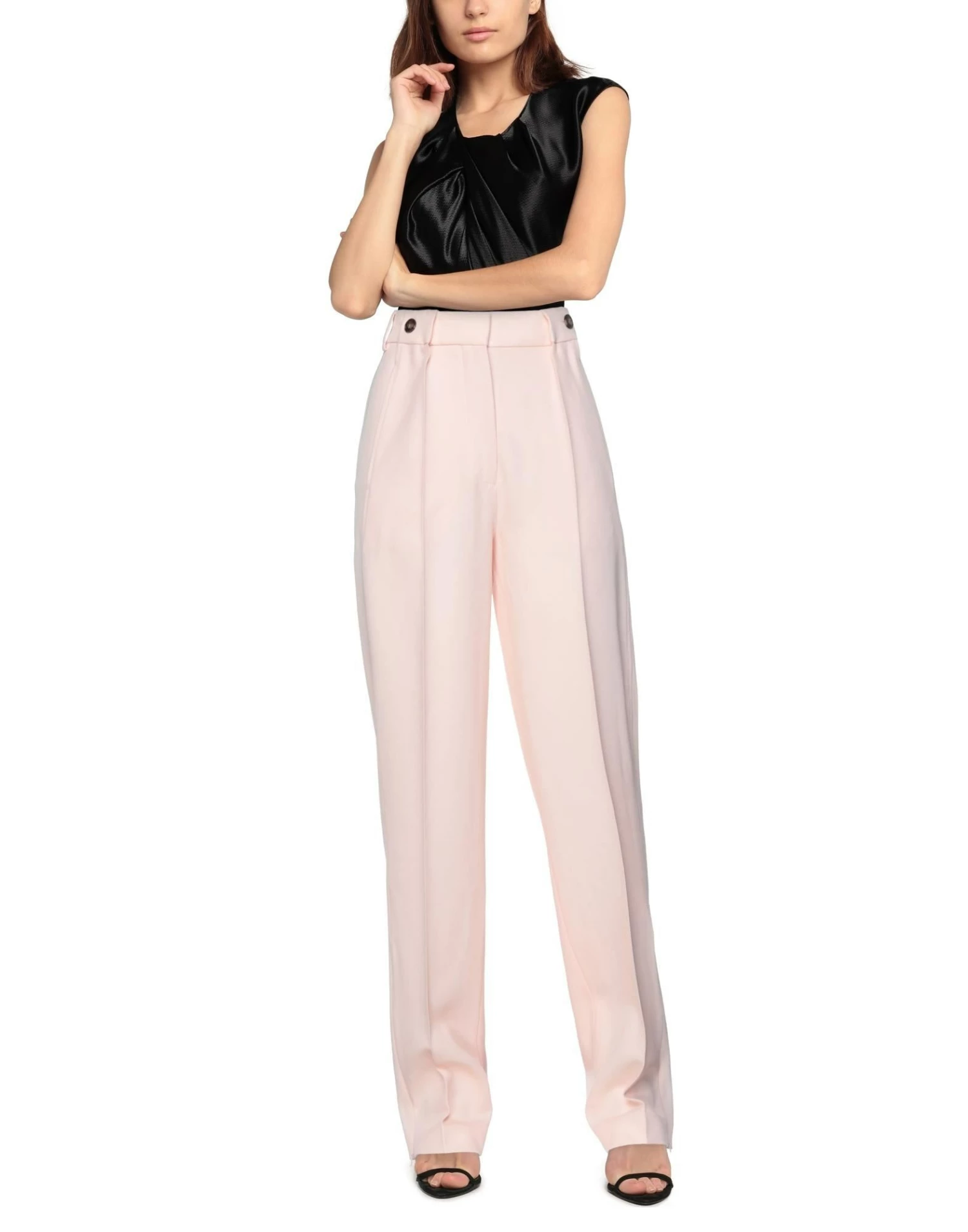 CEDRIC CHARLIER Casual Pants For Women Dark Blue - Image 2