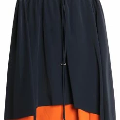 CEDRIC CHARLIER Midi Skirt For Women Dark Blue
