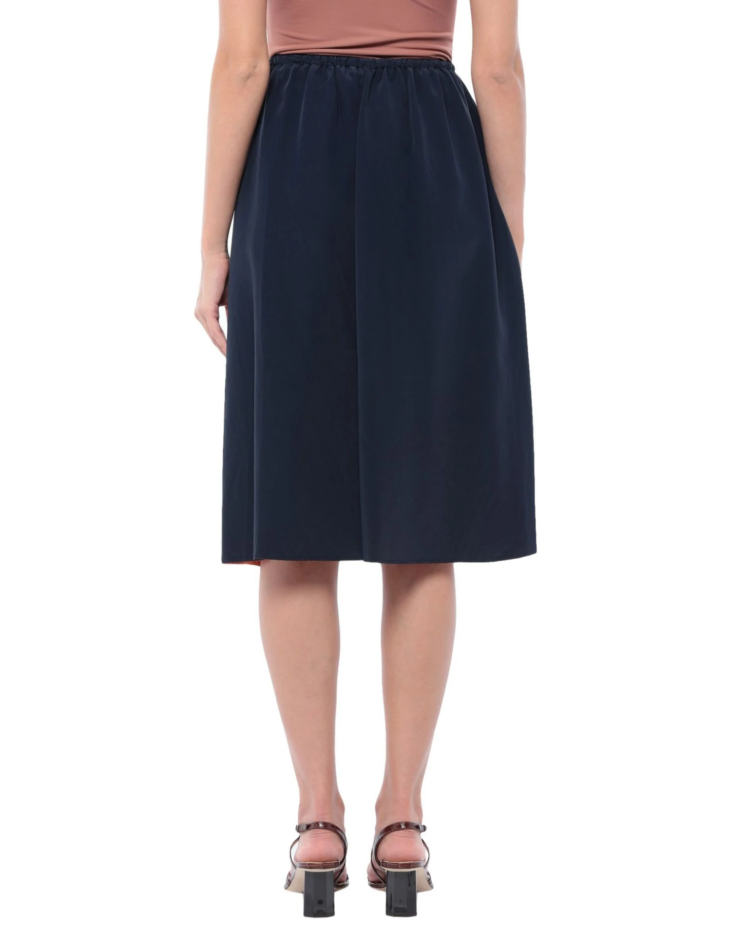 CEDRIC CHARLIER Midi Skirt For Women Dark Blue - Image 3