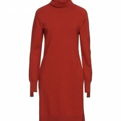 CEDRIC CHARLIER Short Dress For Women Rust