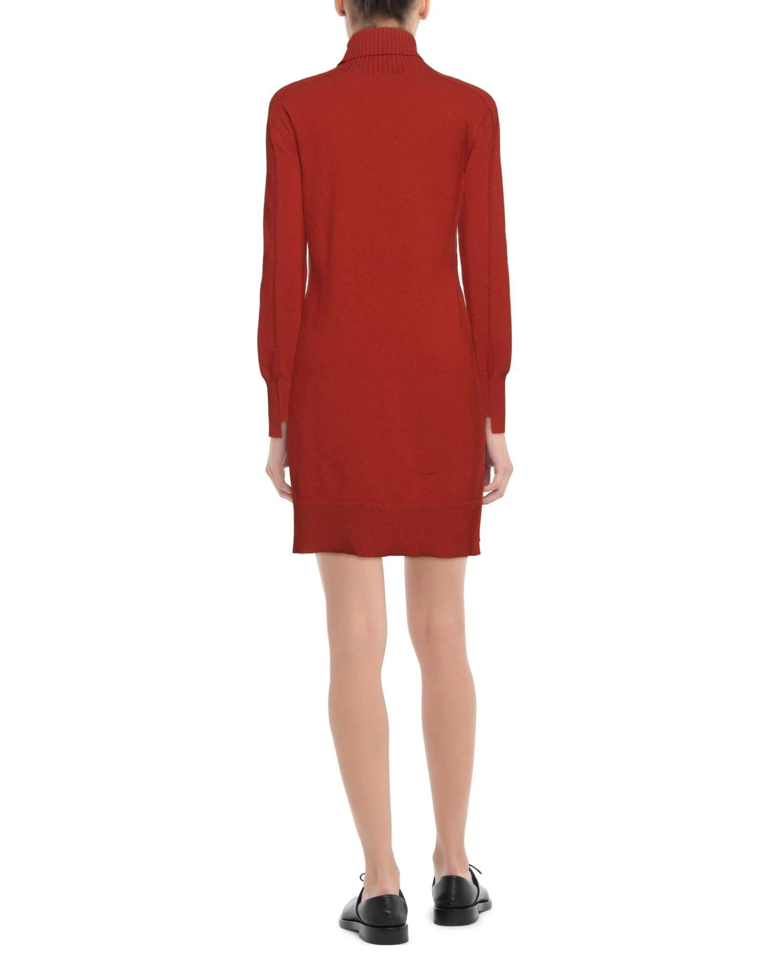 CEDRIC CHARLIER Short Dress For Women Rust - Image 4