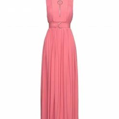 CEDRIC CHARLIER Long Dress For Women Salmon Pink
