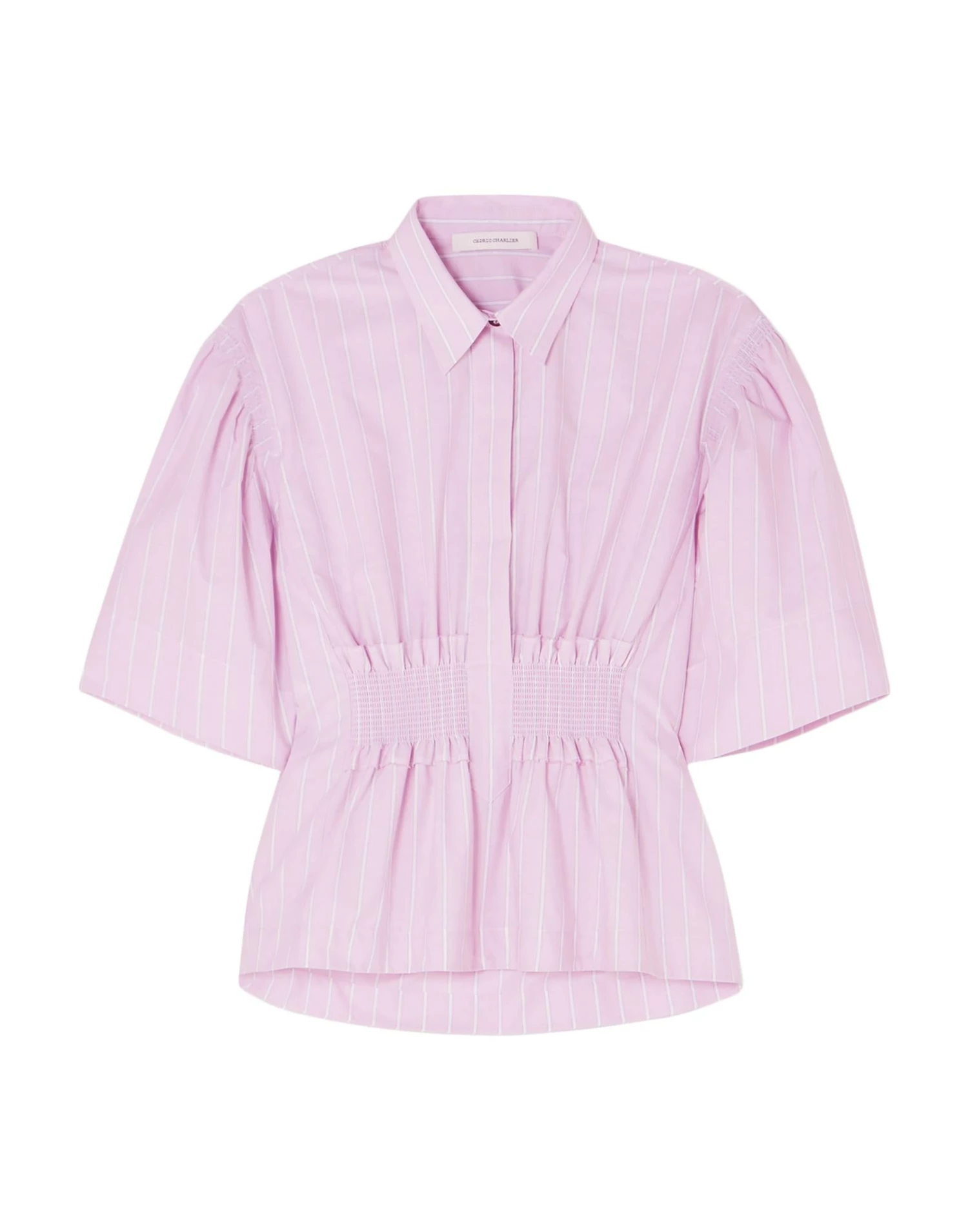 CEDRIC CHARLIER Striped Shirt For Women Light Pink