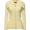 CEDRIC CHARLIER Cardigan For Women Light Yellow