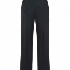 CEDRIC CHARLIER Casual Pants For Women Dark Blue
