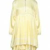 CEDRIC CHARLIER Short Dress For Women Light Yellow
