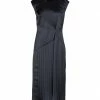CEDRIC CHARLIER Midi Dress For Women Dark Blue