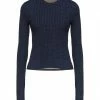 CEDRIC CHARLIER Sweater For Women Dark Blue