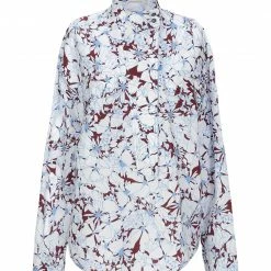 CEDRIC CHARLIER Floral Shirts & Blouses For Women Pink