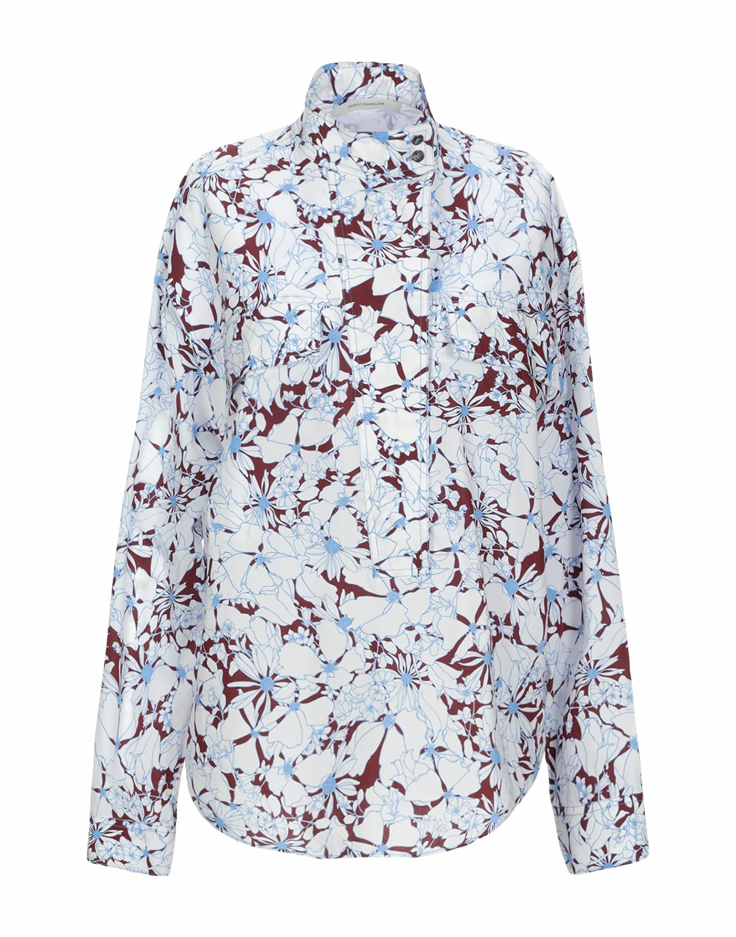 CEDRIC CHARLIER Floral Shirts & Blouses For Women Pink
