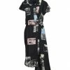 CEDRIC CHARLIER Midi Dress For Women Black
