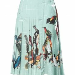CEDRIC CHARLIER Midi Skirt For Women Light Green