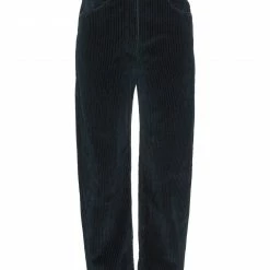 CEDRIC CHARLIER Casual Pants For Women Dark Blue