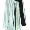 CEDRIC CHARLIER Midi Skirt For Women Turquoise
