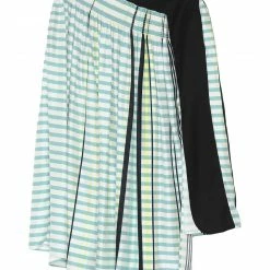 CEDRIC CHARLIER Midi Skirt For Women Turquoise