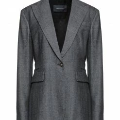 CEDRIC CHARLIER Blazer For Women Black