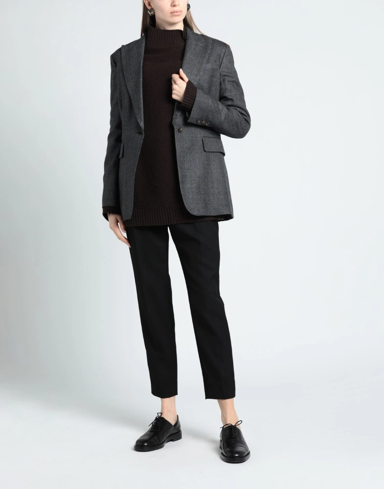CEDRIC CHARLIER Blazer For Women Black - Image 3