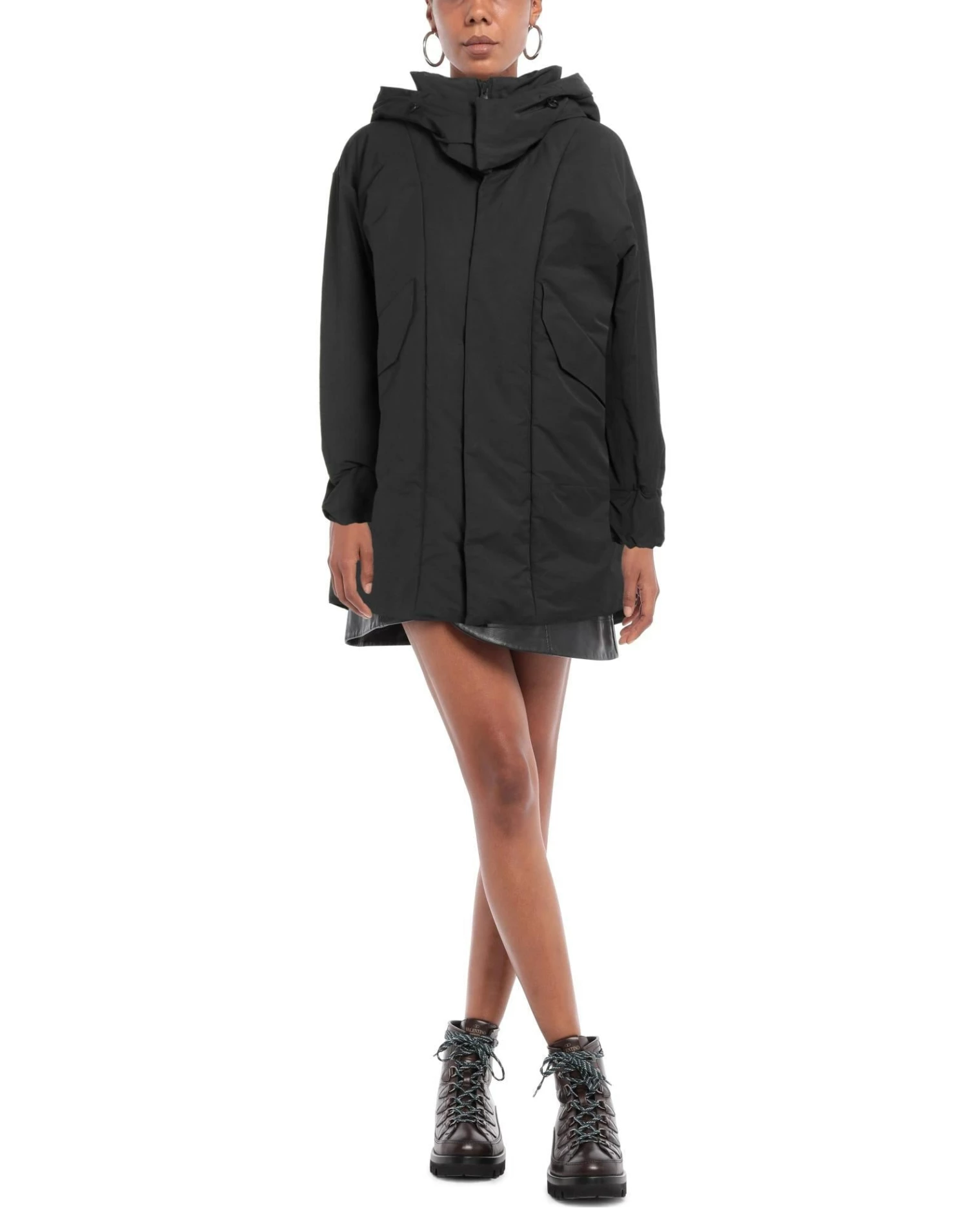 Y-3 Coat For Women Black - Image 2
