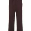 Y-3 Casual Pants For Women Maroon