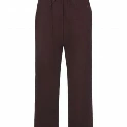 Y-3 Casual Pants For Women Maroon