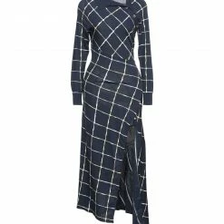 CEDRIC CHARLIER Long Dress For Women Dark Blue